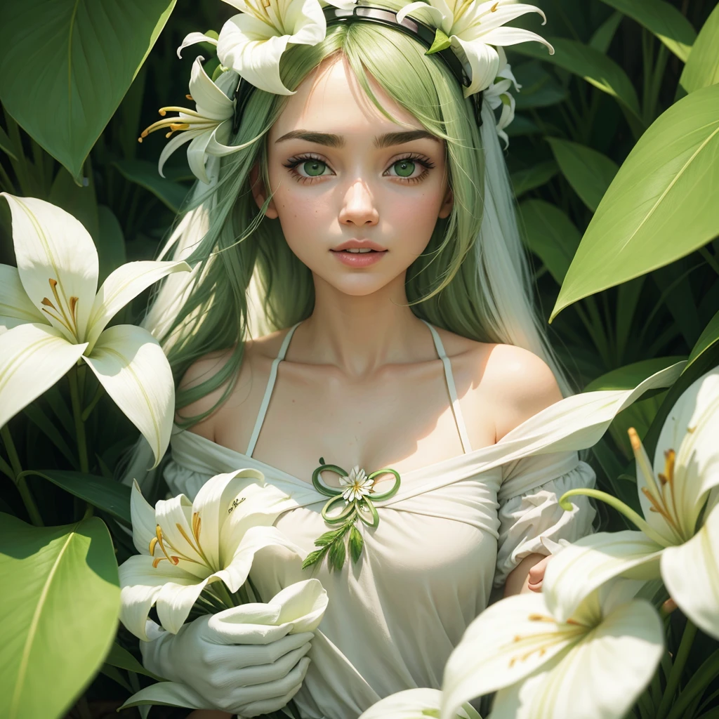 lily,White-green tones,Vision Center,Brazilian women