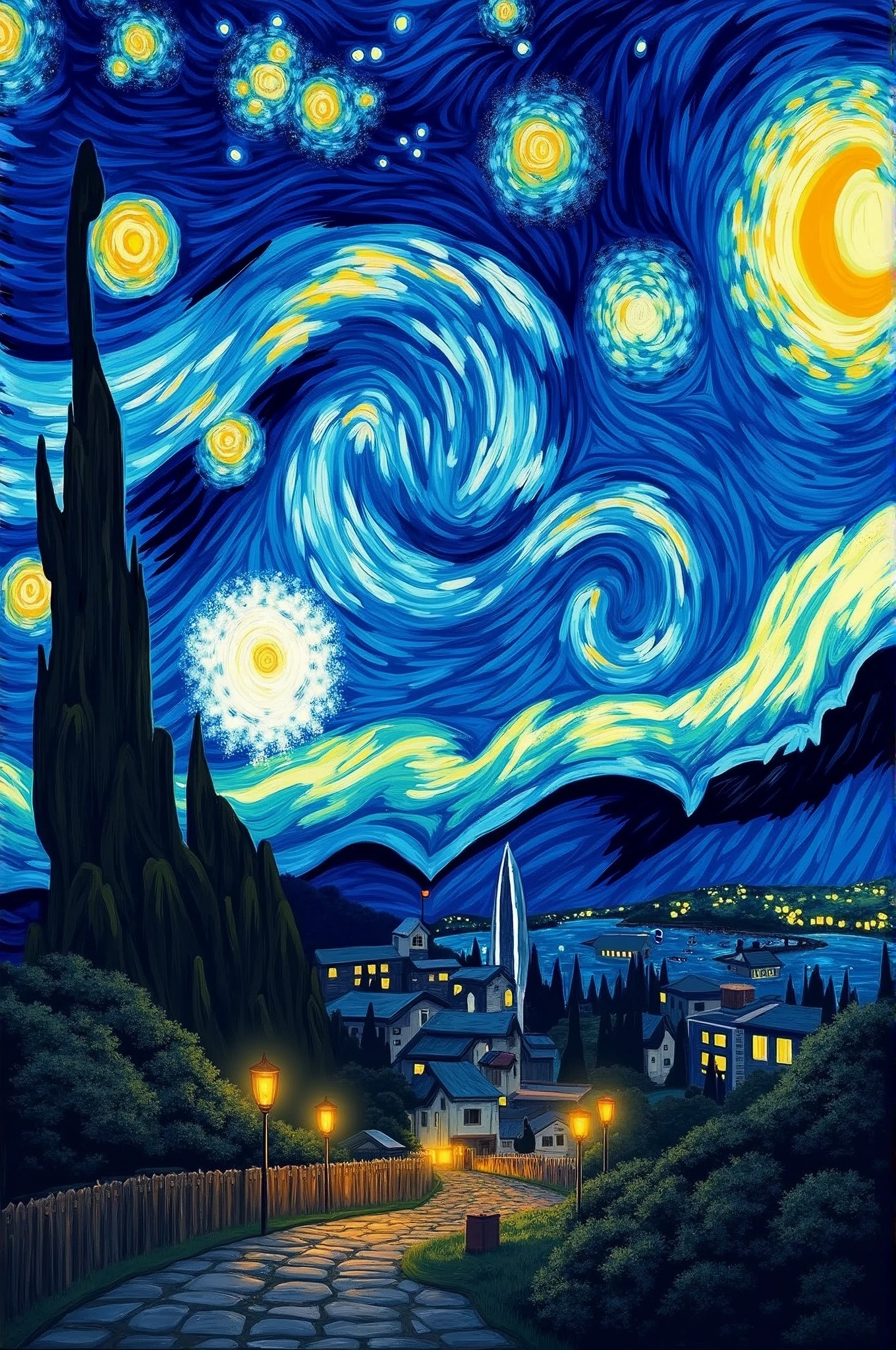 Van Gogh's starry sky
