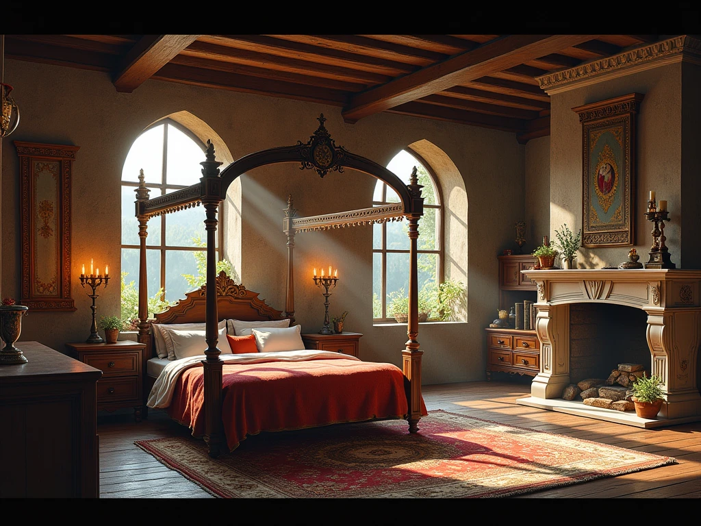 Bedroom Design in Medieval Europe
