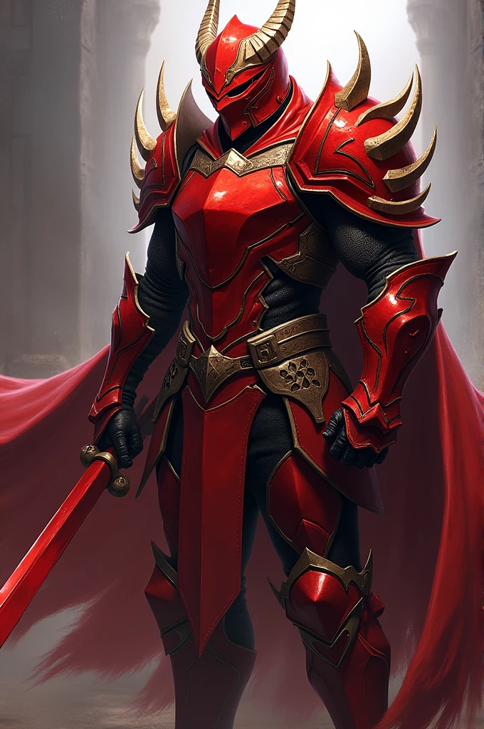 rpg character, red dragon armor, is it online, blade knight