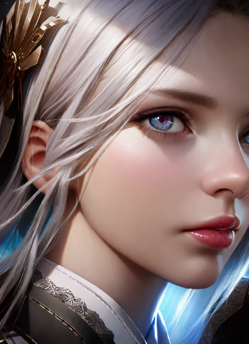1girl, from the video game "Girls Frontline", extremely detailed face, beautiful detailed eyes, beautiful detailed lips, long eyelashes, elegant expression, beautiful detailed hair, detailed military uniform, realistic lighting, intricate details, high quality, 8K, photorealistic, cinematic composition, dramatic lighting, vibrant colors, digital art