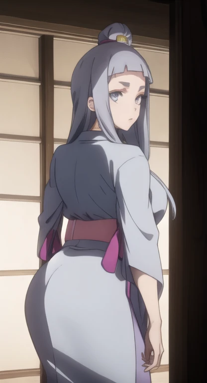 Yorihime from 'Shikkoku no Shaga' is presented as a majestic and lethal figure but she is the personification of seduction. her silver hair, long and silky frames a face with delicate but sensual features, with sapphire blue eyes that exude desire, His body is athletic and slim.. Figure with pronounced curves, big bust, narrow waist and wide hips. She wears a blue slingshot swimsuit with ruffles and sophisticated pink bows that highlight her extremely voluptuous figure with much larger than normal breasts and puffy nipples.. Sadistic and confident expression, reflecting his serene and charming personality with a touch of maturity. malicious expression, reflecting his sadistic personality. His expression is haughty and self-confident., with a seductive and playful smile. She has a voluptuous and well-proportioned figure., con un big bust y curvas acentuadas. He is standing on the sand with the sea in the background and a confident expression on his face, showing his characteristic seductive and elegant gesture. (masterpiece quality, High resolution, detailed background:1.22), (giant breasts:2.1), looking at the viewer, malicious smile. She also wears light blue thigh-high stockings and pink high-heeled shoes.. Her expression is confident and seductive.. professional artwork, intricate details, field of view, revealed skin, neckline, formal wear, bright clothes, Beautiful body beautiful nose, Beautiful character design, Perfect eyes, perfect face, looking at the viewer, official art, shikkoku_yorihime, (seductive look, galanteo, sexy), ((looking at the viewer, front body posture)), lipstick.