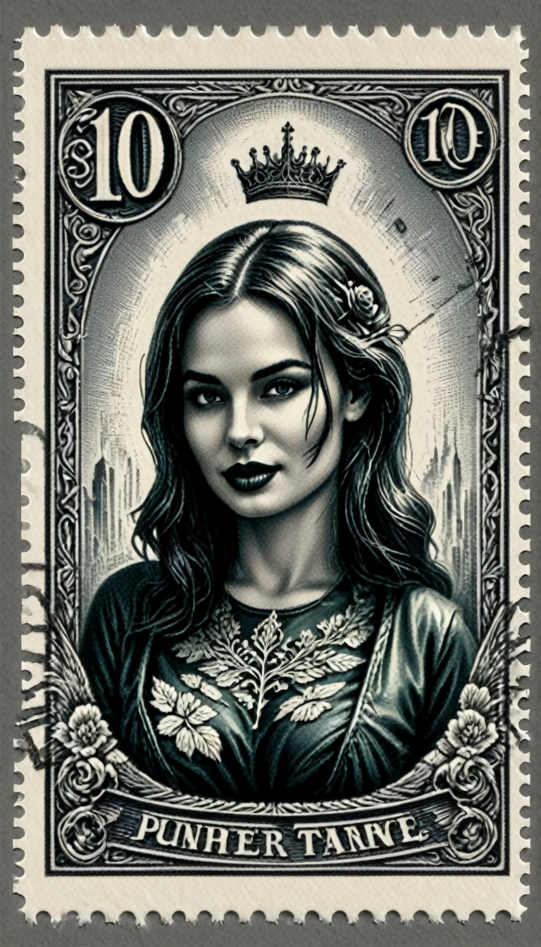 3d, stamped embossed, fillagree, realistic, pretty, lovely,landscap art retro,woman, old vintage stamp, ink punk,dinamic,ink art , comic book, cartoon,colors, sketch, tiny detailed, masterpiece, artstation trends, sharp focus, ,bold high quality, intricate details,vector style for t-shirt,ultra detailed, high resolution