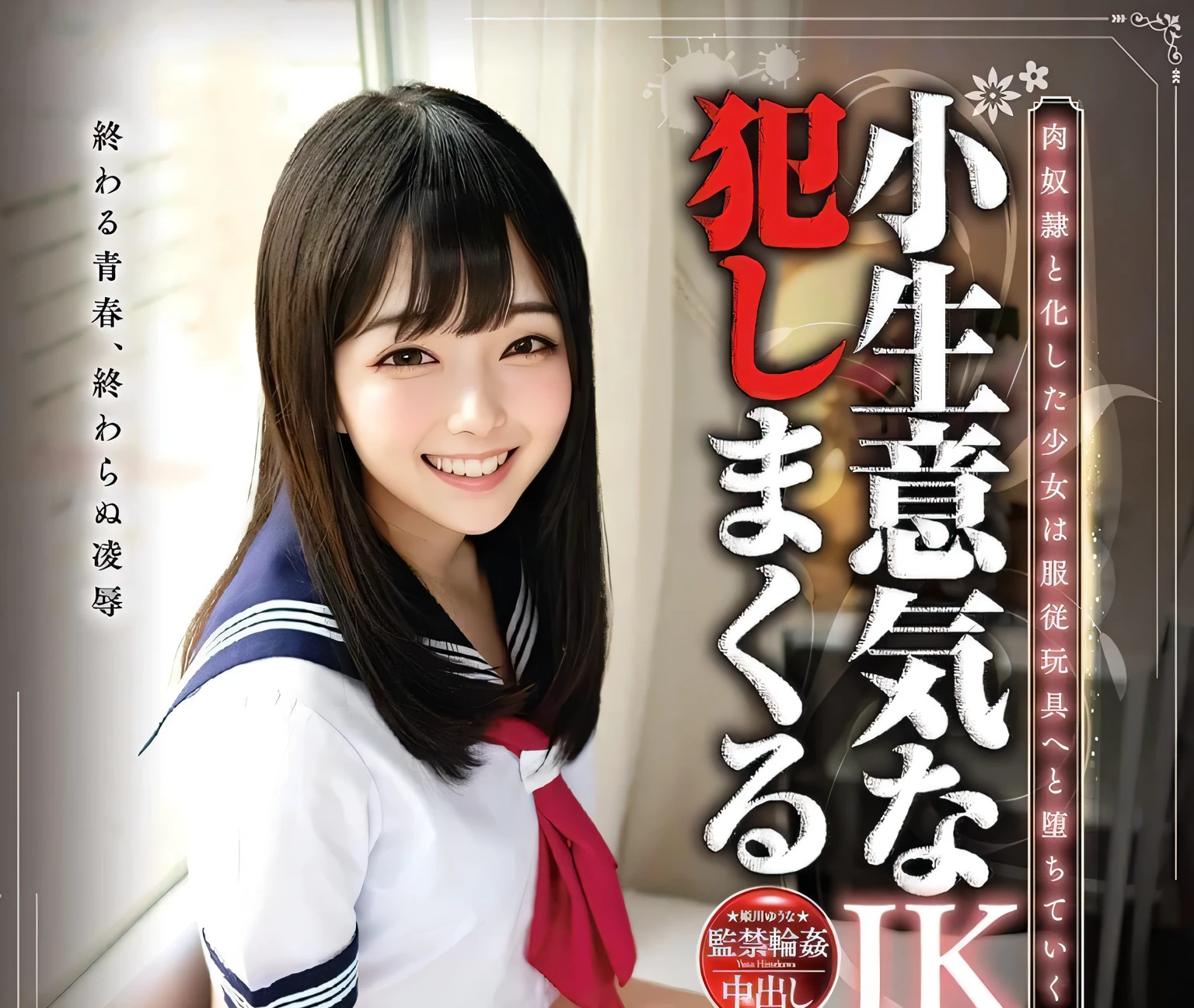 blush、A big smile、bangs、