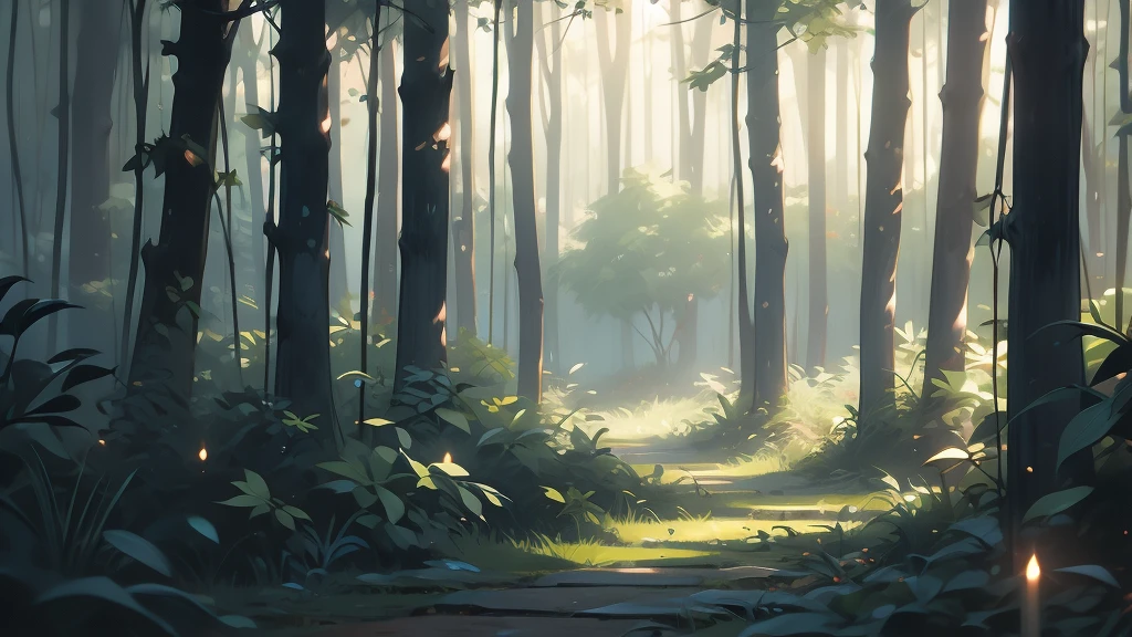 dense forest, dark