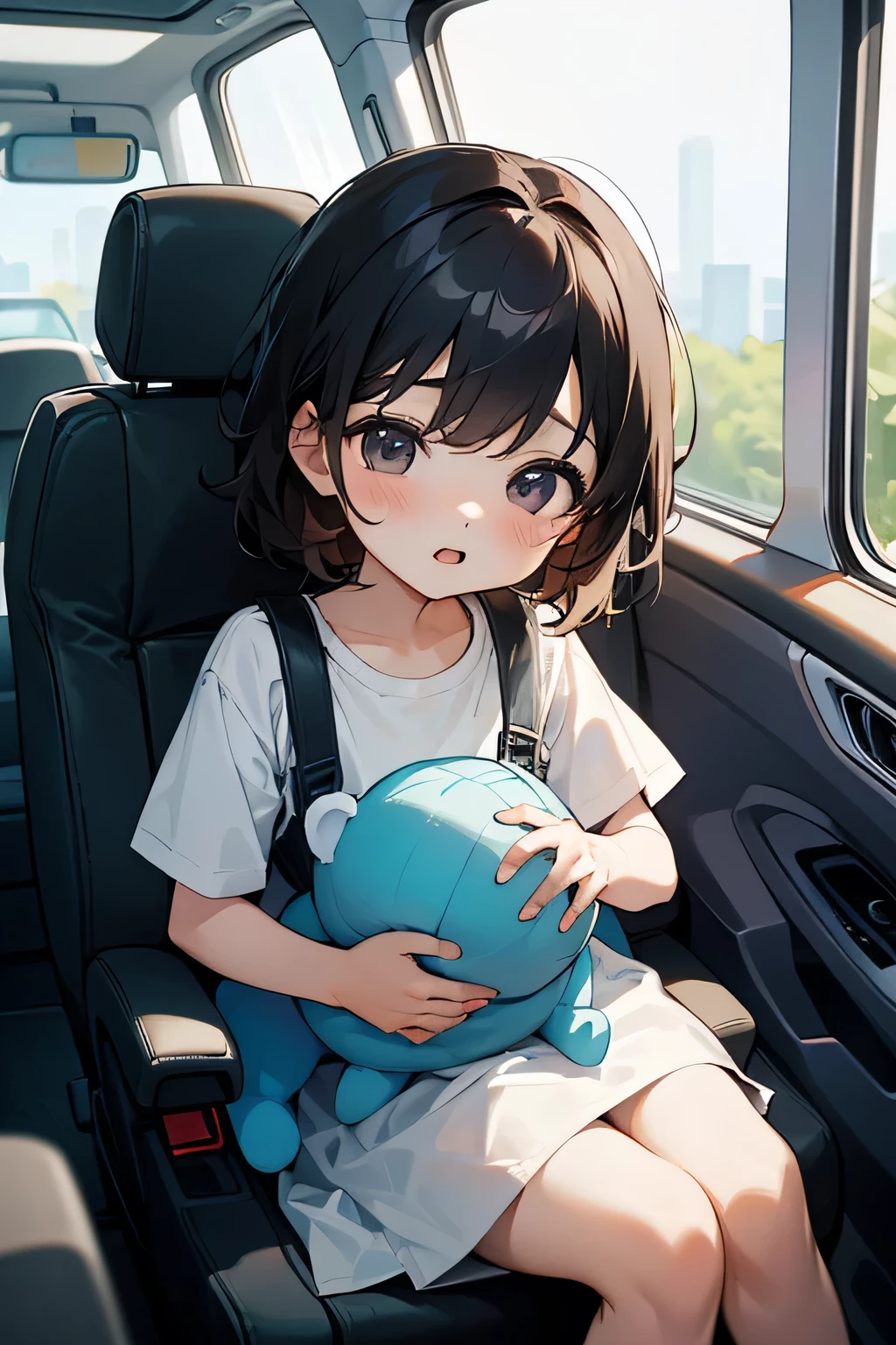 Passenger seat,2 years old,baby,웃고있는
