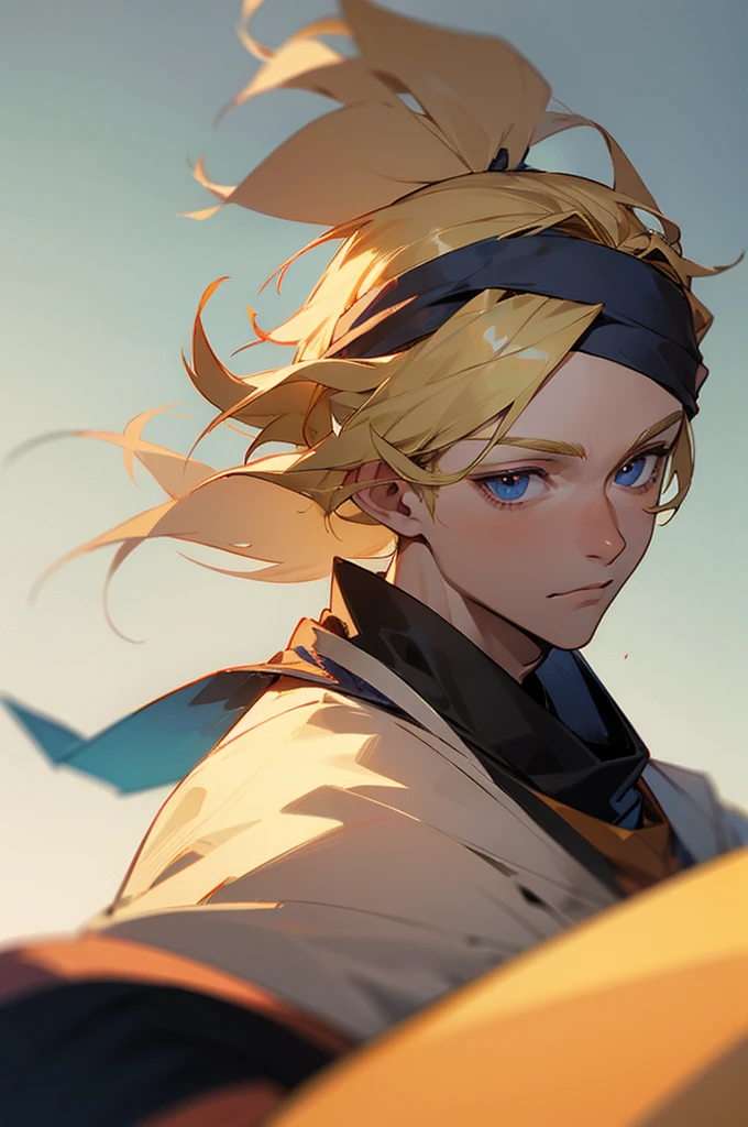 Male, , Blonde Hair, Bandana