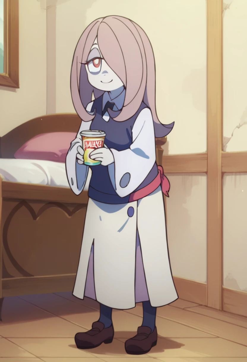 smiling, Sucy Manbavaran, solo, full body,