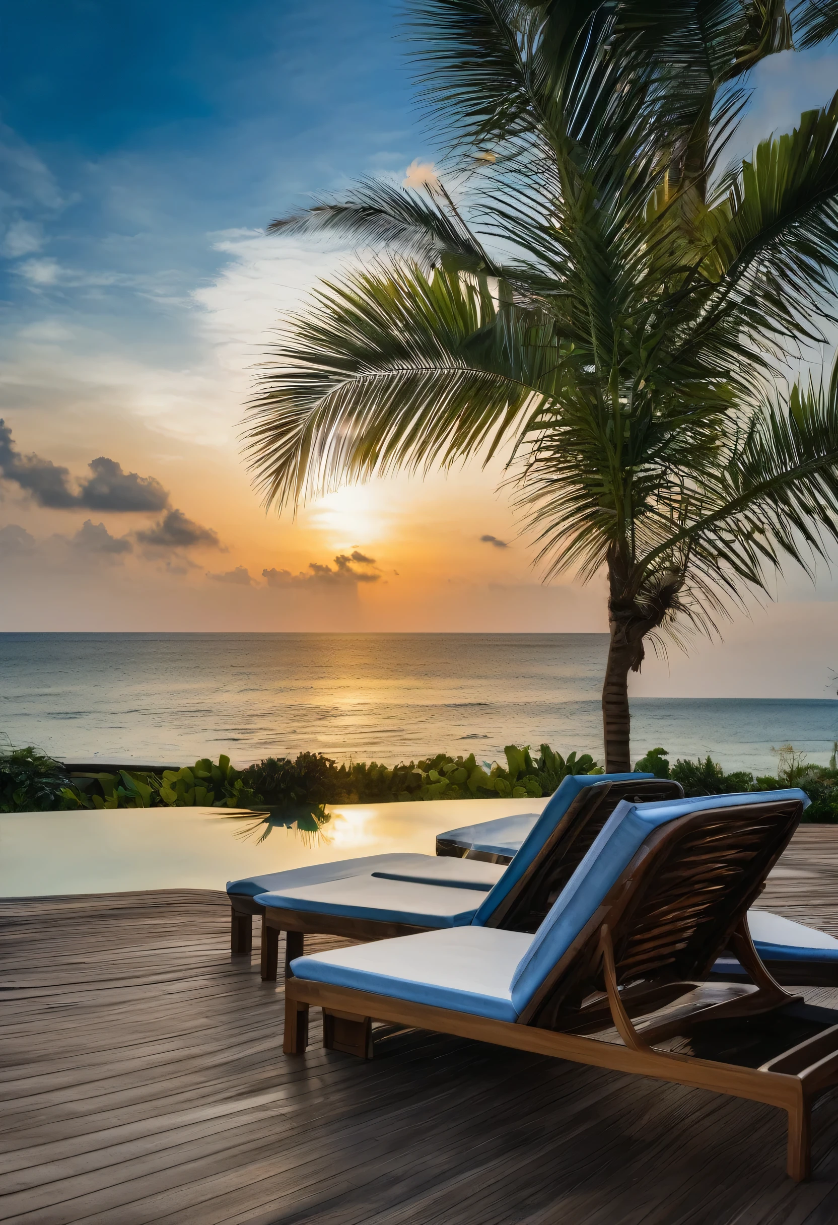 CocktailsSunsetHammockLoungeChairSpaInfinityPoolBaliMaldivesCaribbeanBeachResort nature Real