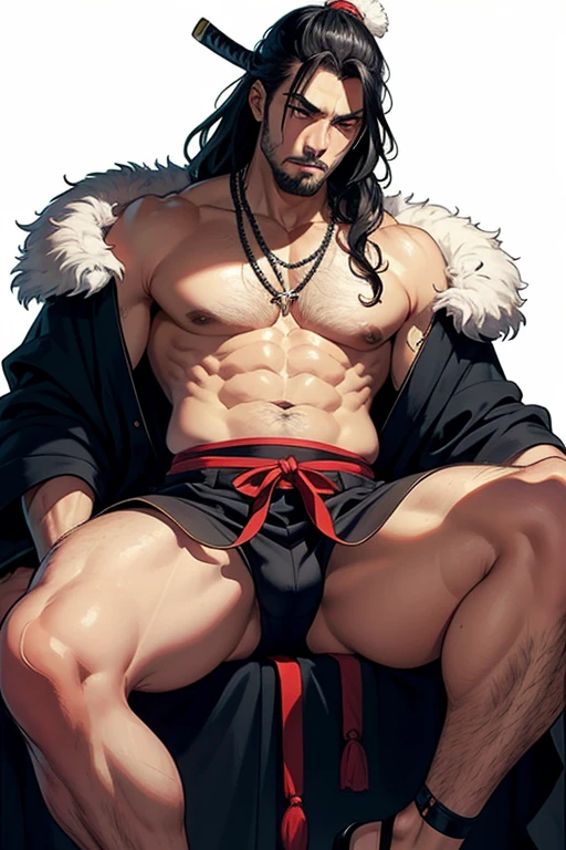 Samurai man hairy legs incado