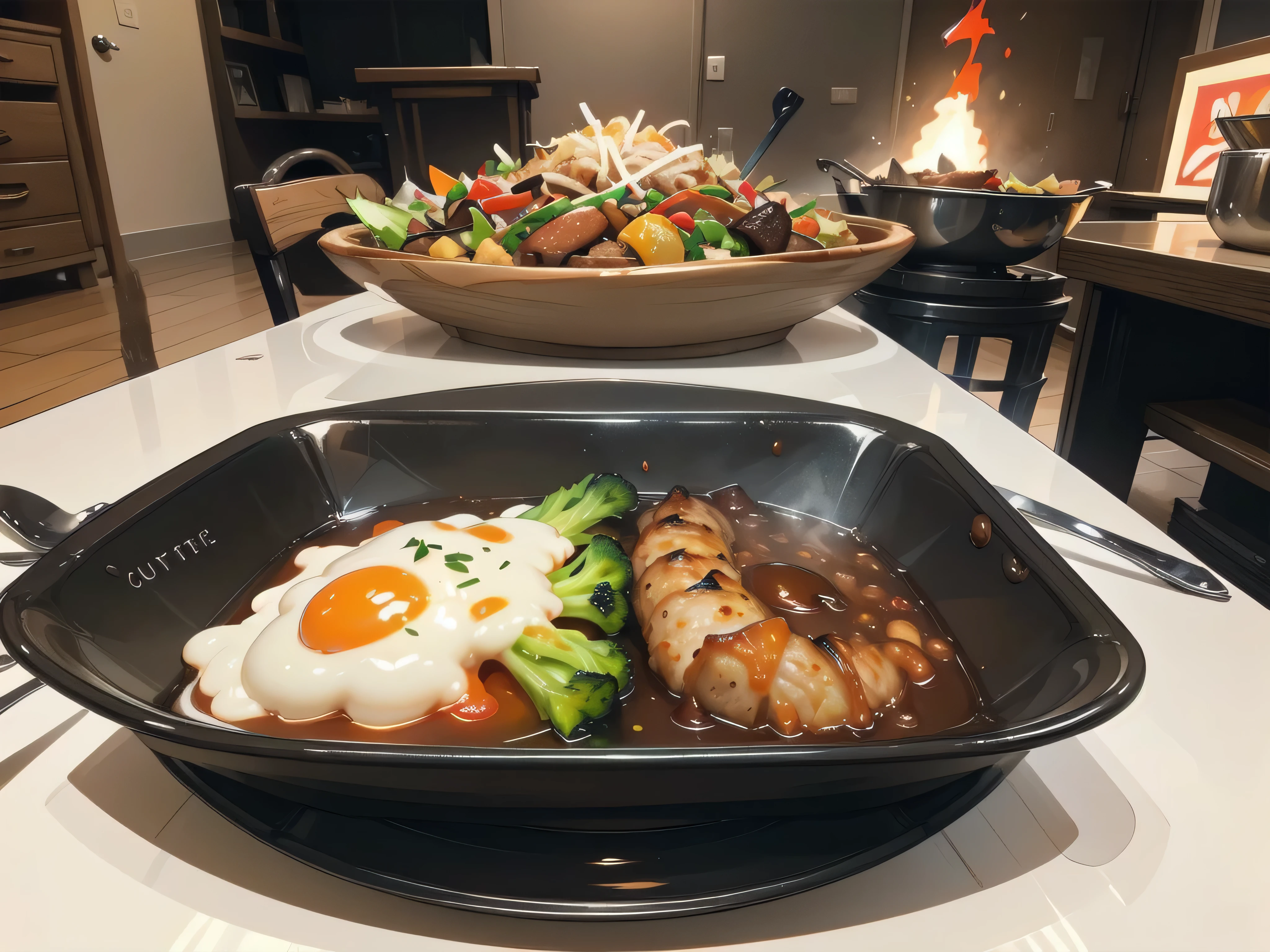 Create a meme showing the difference between expectations and reality in a humorous context. For example, expectations of a gourmet meal vs. the reality of a burnt dish. Add captions to highlight the contrast.