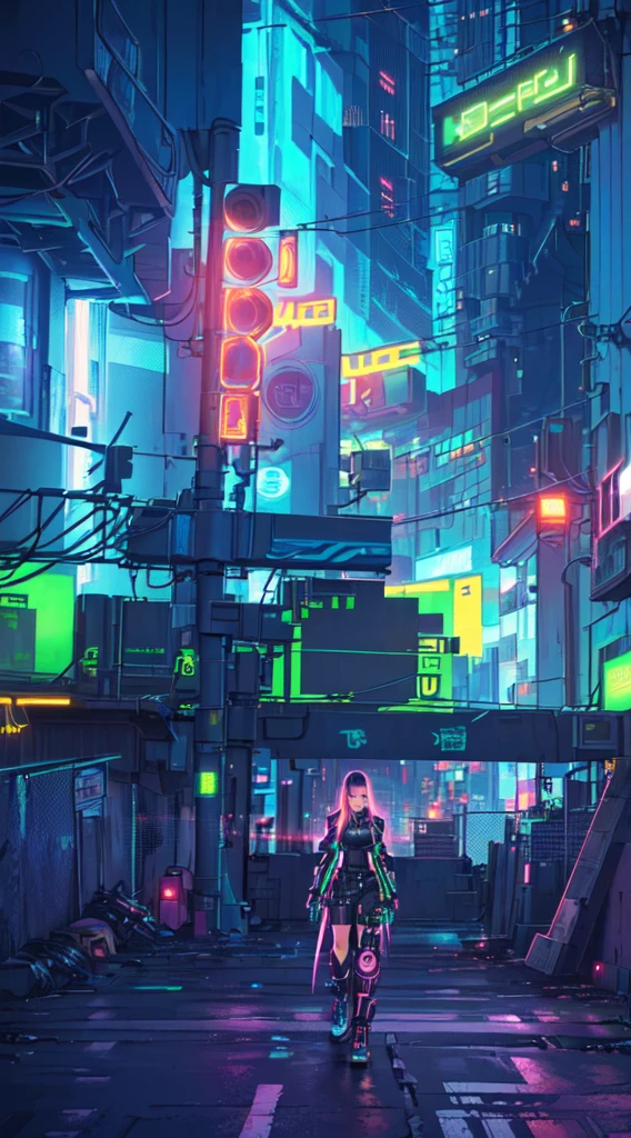 Cyber city with neon lights and train tracks, Cyberpunk Street, Cyberpunk city streets, Futuristic Street, In the cyberpunk city, sci-fi Cyberpunk city streets, Cyberpunk Streets at night, In the cyberpunk city, Cyberpunk atmosphere, In a future cyberpunk city, Future city streets, Cyberpunk Street at night, The theme is Cyberpunk City Market, Cyberpunk Night Street, Cyberpunk Garage on Jupiter