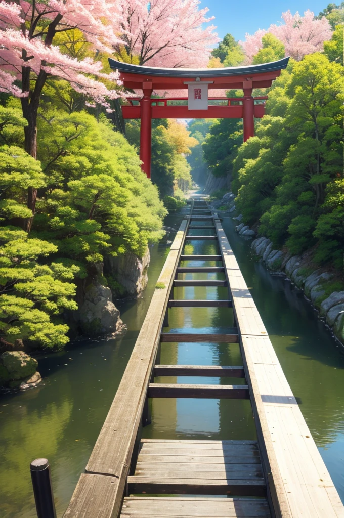 wooden bridge