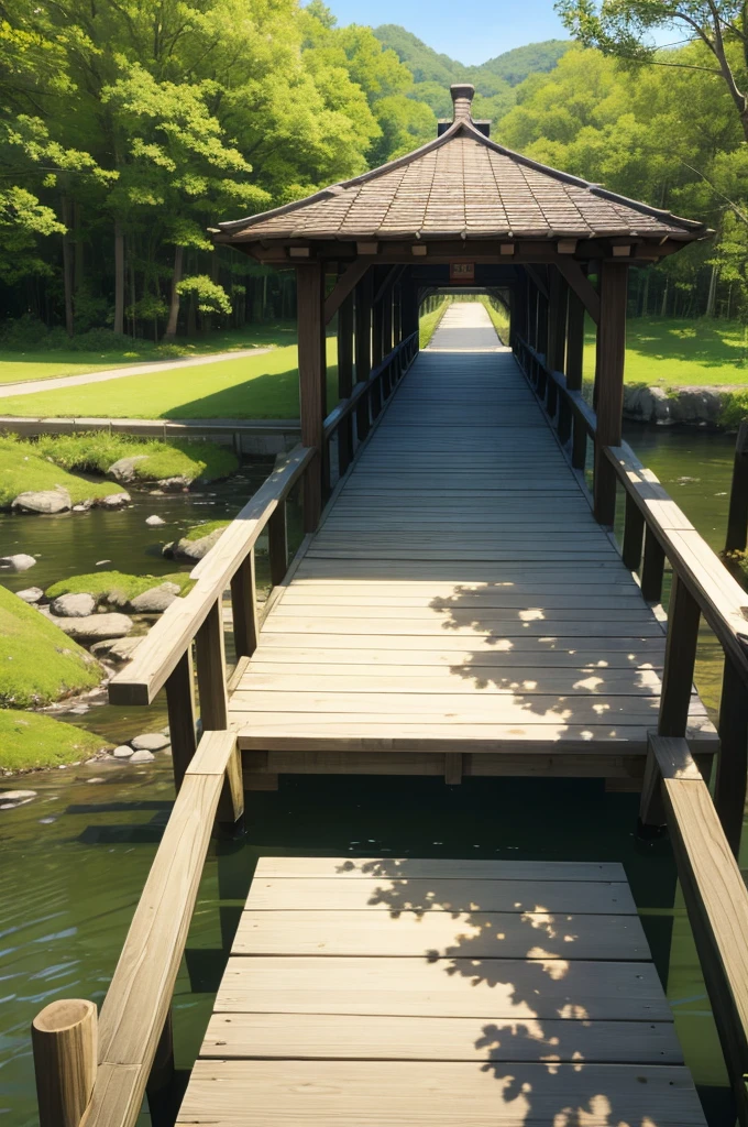 wooden bridge