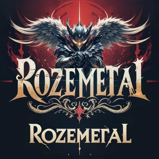 "ROZEMETAL"Create a cool speed metal logo