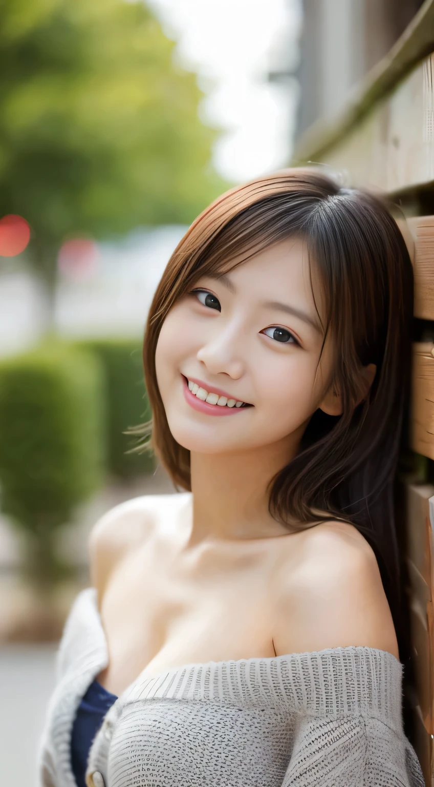 masterpiece,best quality,(Japanese girl),((Beautiful girl)),cleavage,(off shoulder:1.2),(perfect body beauty:1.2),(shy smile),From slightly above