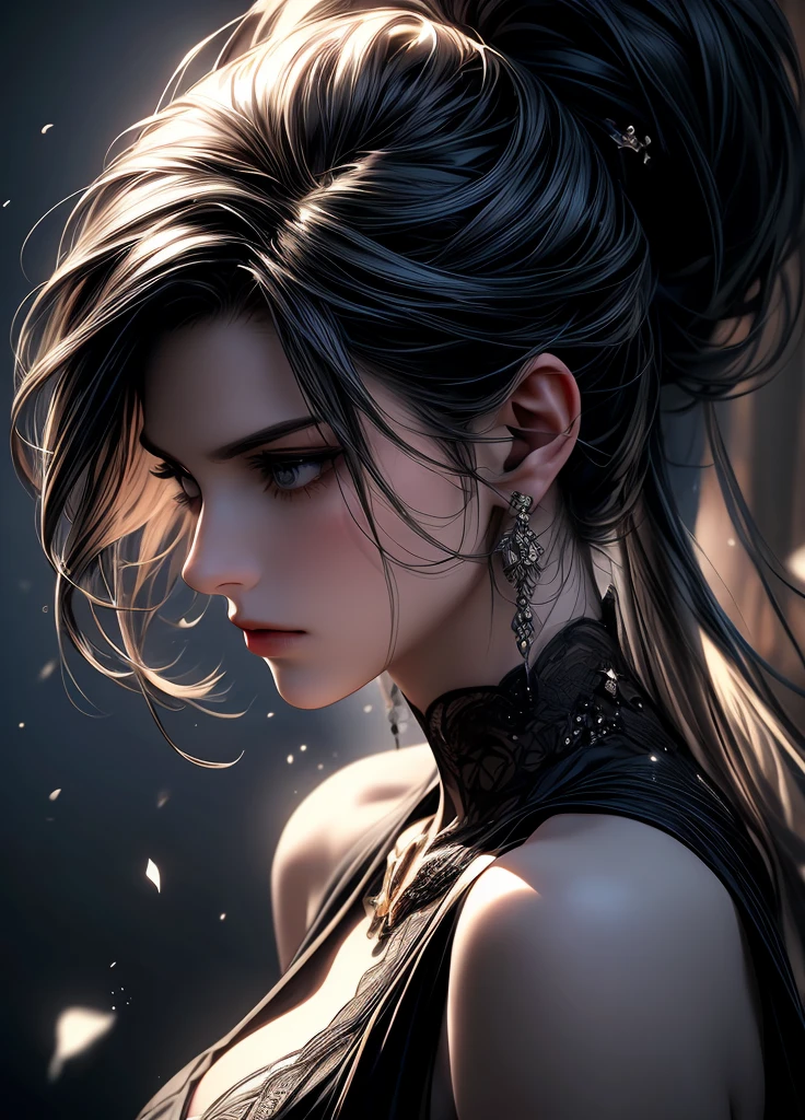 (best quality,4k,8k,highres,masterpiece:1.2),ultra-detailed,(realistic,photorealistic,photo-realistic:1.37),dark, mysterious, captivating, intense, emotional, breathtaking, powerful, hidden secrets, exquisite beauty, deep shadows, graceful movements, feathers flowing, delicate balance, enigmatic passion, flawless performance, mesmerizing artistry, hauntingly beautiful, dramatic contrast, dynamic lighting, ethereal atmosphere, evocative, enigmatic, enigma of perfection, intense focus, elegant presence, captivating intensity, mysterious allure, entrancing performance, dark elegance, alluring darkness, dynamic poses, emotional expression, fluid transitions.