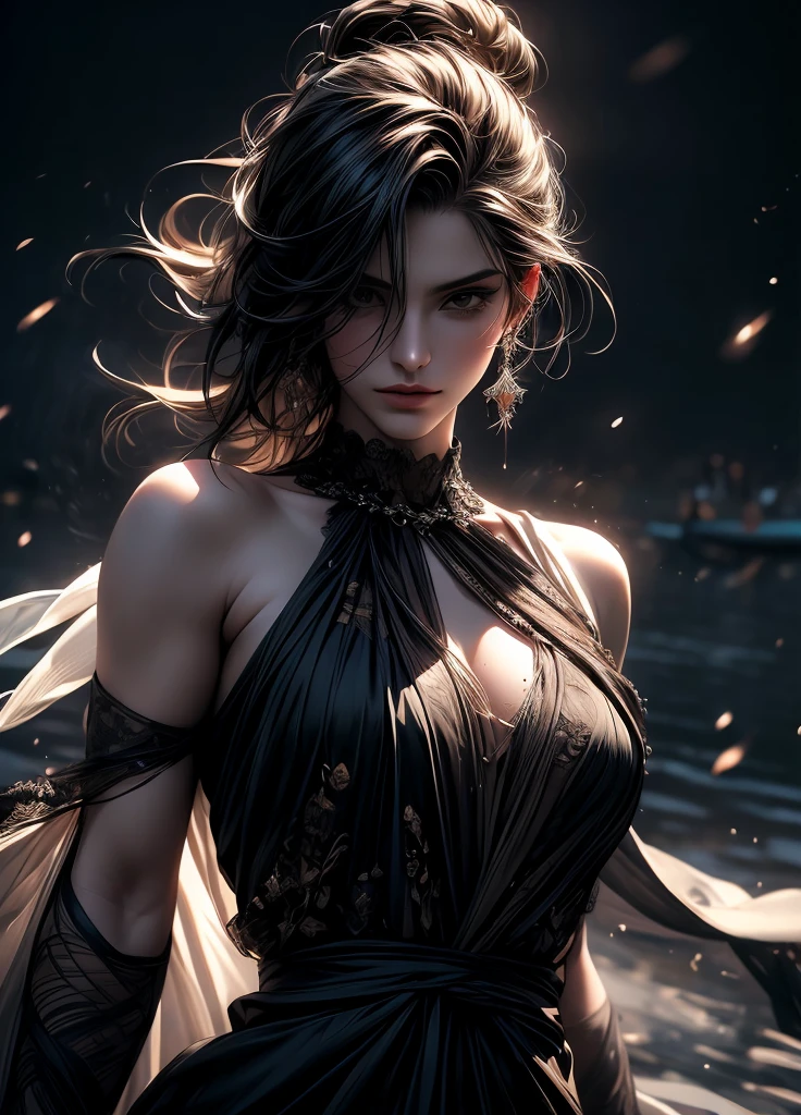 (best quality,4k,8k,highres,masterpiece:1.2),ultra-detailed,(realistic,photorealistic,photo-realistic:1.37), exquisite beauty, deep shadows, graceful movements, feathers flowing, delicate balance, enigmatic passion, hauntingly beautiful, dramatic contrast, dynamic lighting, ethereal atmosphere, evocative, enigmatic, enigma of perfection, intense focus, elegant presence, dark elegance, alluring darkness, dynamic poses, emotional expression, fluid transitions.