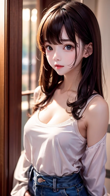 cute、(Clothing)、A glimpse of her small breasts