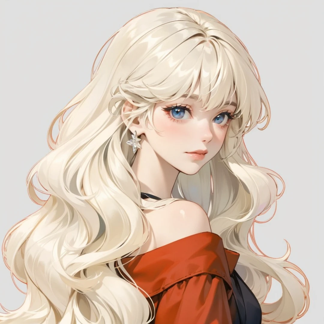 Change the hair color to black