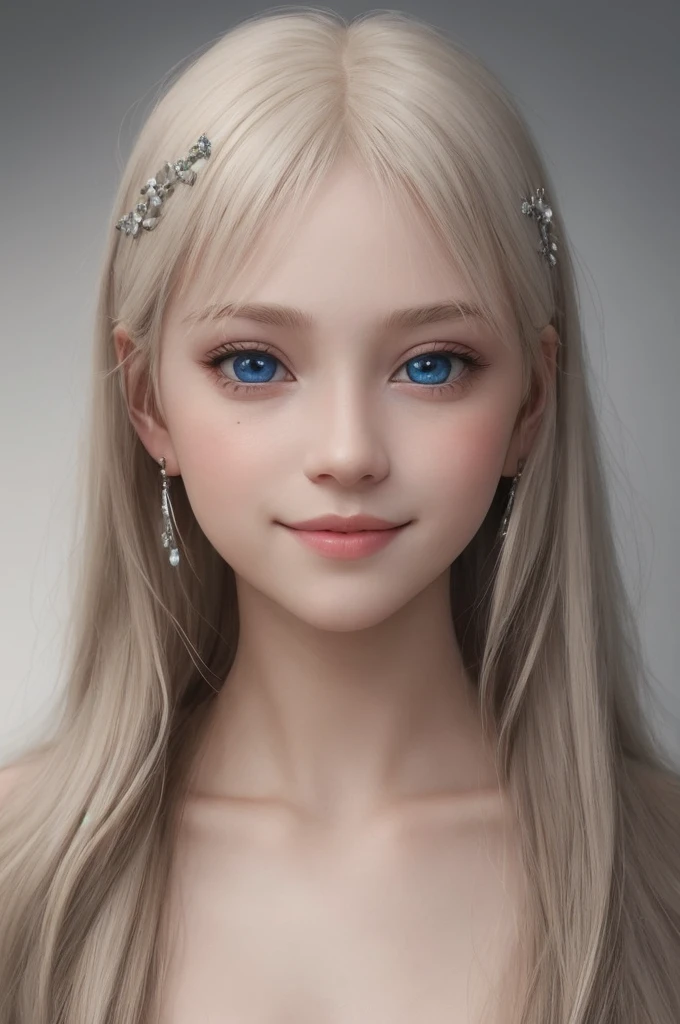 (Scandinavian girls:1.5)、Blue eyes:1.5、bangs::1.5、(Small face)、round face、Moist eyes、light in your eyes、Glowing eyes、Double eyelid eyes、Beautiful shining platinum blonde hair、Gentle expression、A perfect and beautiful 6 girl、Large Breasts、smile、(looking at the camera)、Moisturized lips、Lip gloss、beautiful girl、cute、Transparent white skin、
(((((BREAK))))),, bangs:1.5、Small face:1.5,(Stylish clothes)、Wide angle、front、hair ornaments、Earrings、8k、Surreal、Looking into the camera、Staring at me 1.3、Eyes meet、Shot from above、Look Up、Look Up、Full body shot、Standing、High heels、