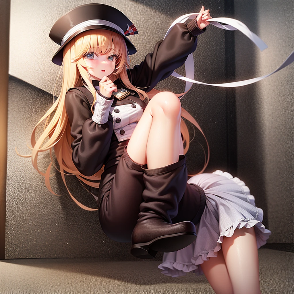 1 Girl, Napoleon&#39;s costume, Napoleon&#39;s Hat , Hidden Hand