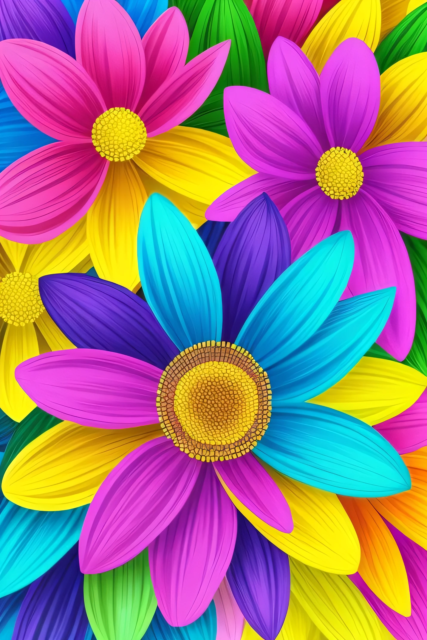 Multi-colored Flower Motif for Tote Bags, (Vibrant Colors: 1.4), Masterpiece, Best Quality, Ultra-High Resolution, (Realism: 1.3), Detailed Stitching, (High Definition Detail: 1.2), Close-Up, Beautifully Crafted, Fine Artistic Details, Springtime Floral Arrangement, Rich Palette of Hues, Stylish Tote Bag, Vibrant and Bold, Eye-Catching Design, High Definition, High-Quality Material, Durable and Stylish, Perfect for Everyday Use.