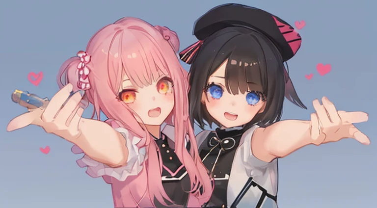 Two girls, cute, vtuber