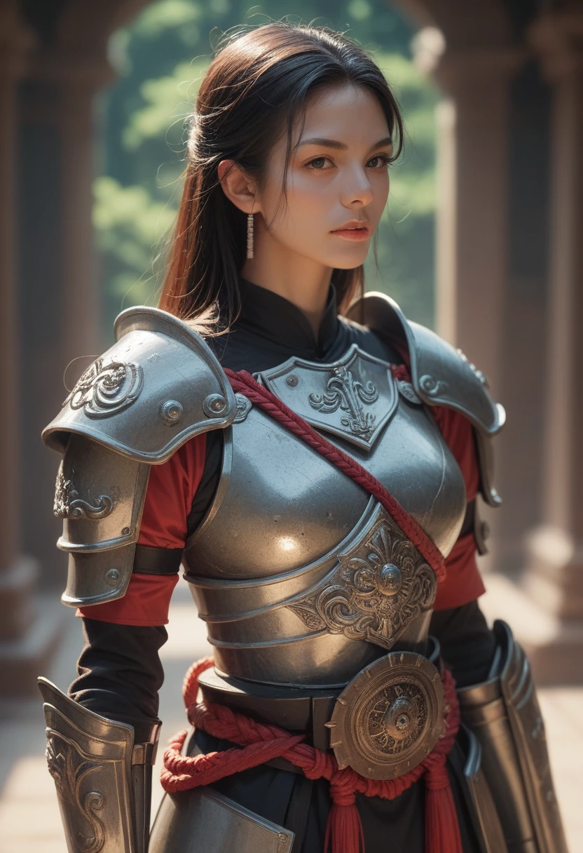 Samouraï warrior girl, samouraï armor, masterpiece, high quality, detailed