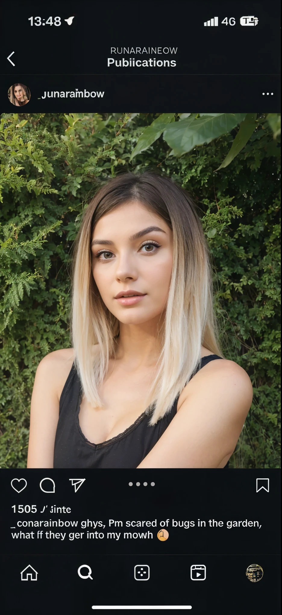 brunette woman