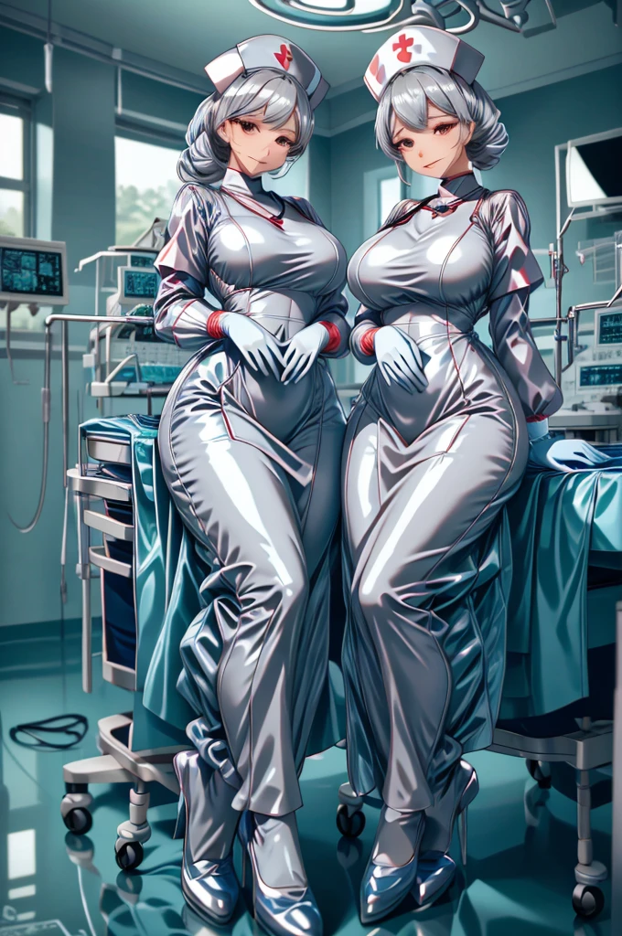 nurse uniform,hospital, latex nurse suit,nurses,busty,elbow gloves,labcoat,grey hair woman,red eyes , gigantic ,medical instruments,asian nurse,two nurses,speculum,examination room,oversize ,big ass ,strap on, lay on table ,legs spreaded,giving birth,gyno chair , dentist,Milf,latex,black uniform,oversize breasts