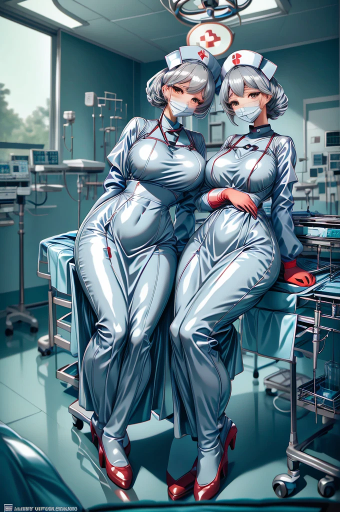 nurse uniform,hospital, latex nurse suit,nurses,busty,elbow gloves,labcoat,grey hair woman,red eyes , gigantic ,medical instruments,asian nurse,two nurses,speculum,examination room,oversize ,big ass ,strap on, lay on table ,legs spreaded,giving birth,gyno chair , dentist,Milf,latex,black uniform,oversize breasts