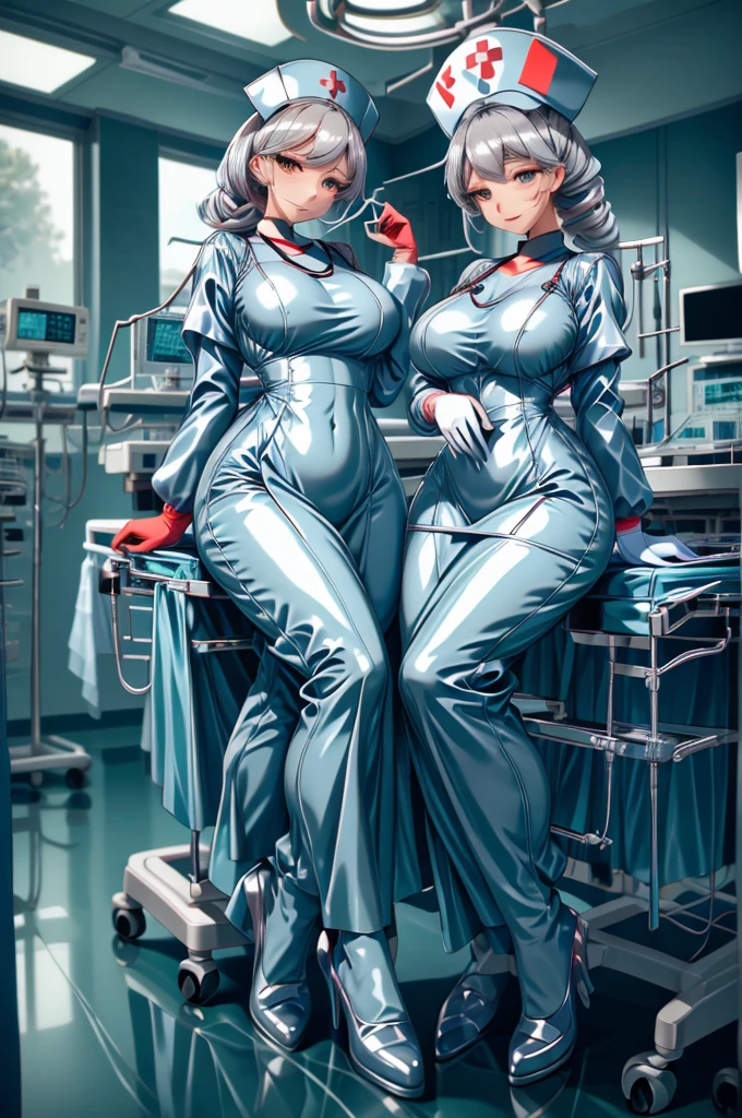 nurse uniform,hospital, latex nurse suit,nurses,busty,elbow gloves,labcoat,grey hair woman,red eyes , gigantic ,medical instruments,asian nurse,two nurses,speculum,examination room,oversize ,big ass ,strap on, lay on table ,legs spreaded,giving birth,gyno chair , dentist,Milf,latex,black uniform,oversize breasts