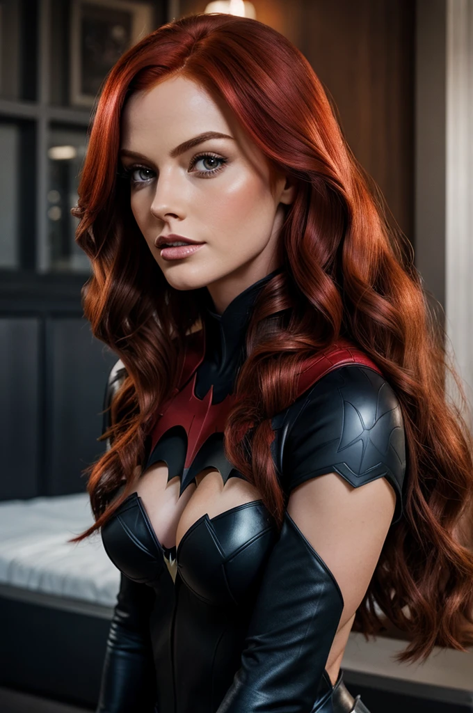 Batwoman, redhead, long hair, sensual, DCComics