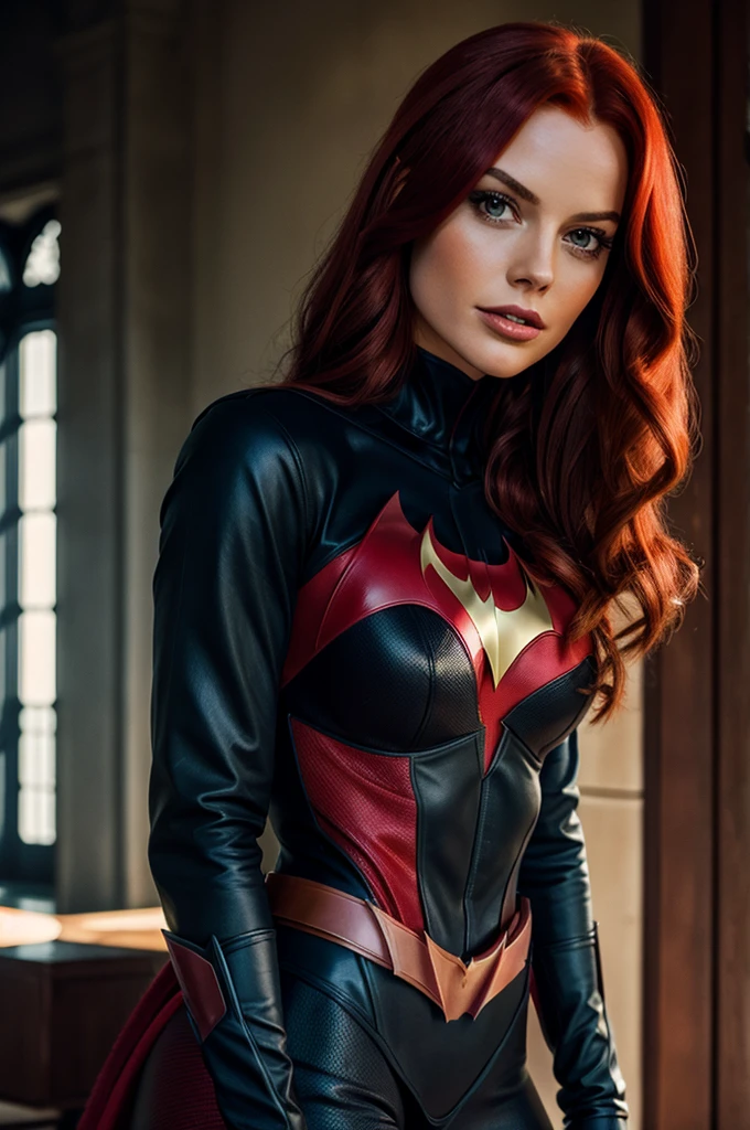 Batwoman, redhead, long hair, sensual, DCComics