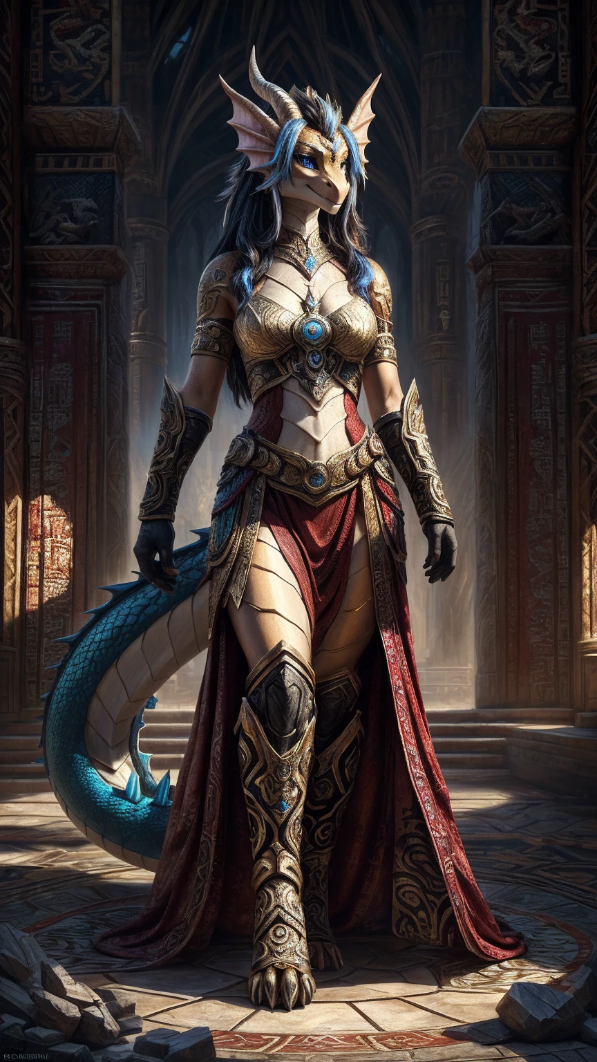 Upload to e621, By Pixel Artist, Bayard Wu, Thomas Benjamin Kennington , From Einhem, one秒, ((full length, Master Plan)),(Detailed lighting by Bonifasco), (Detailed scale), (DETAILLIERTE HAUT), ((only, Beautiful colorful tail)), (Open hair)), ((Genaue Information)), [Ambient Light],  [expliziter Inhalt], [Sharp focus], (????????????????????), (shadow), ((masterpiece)), Feel, Chest of medium scale, Fluffy multi-colored dragon, ((dragon脸, dragon头, Schuppenkop, dragon角)), furry fantasy Art, furry Art, High Resolution Committee, second Art, Art,Sakimichan is beautiful, masterpiece, best quality, detail representation, Vibrant colors, Detailed face, Perfect lighting, 完美的shadow, Perfect eyes, Focus on the girl, dragon eyes, Flawless face, ((Beautiful colorful tail)) dragon, Light skin, dragon女孩, Can be solved, Scaly woman, dragon爪, Large only muzzle, Multi-colored scale, Look at the audience, Half closed eyes, one, (masterpiece), (best quality), (Illustration), ((Dehya von Genshin Impact, only hairstyle, Elegant black and red fabric, blue eyes, Steel spring)), Detailed scale, Balanced Coloring, Global Illumination, Ray Tracing, Good lighting, scale, , I&#39;Ich schaue den Betrachter an, Attractive appearance, Elegant and seductive pose, (The highest altitude in the desert, dune), ((Slim and very strong, only slender legs)), painting, style by italian Artist Pino Daeni, beautiful girl, Height, Short hem length to mid-thigh, Thin waist,  big eyes, very only eyelashes, only beautiful legs, Very high quality model, pure Detailed face, ((Strike a pose))