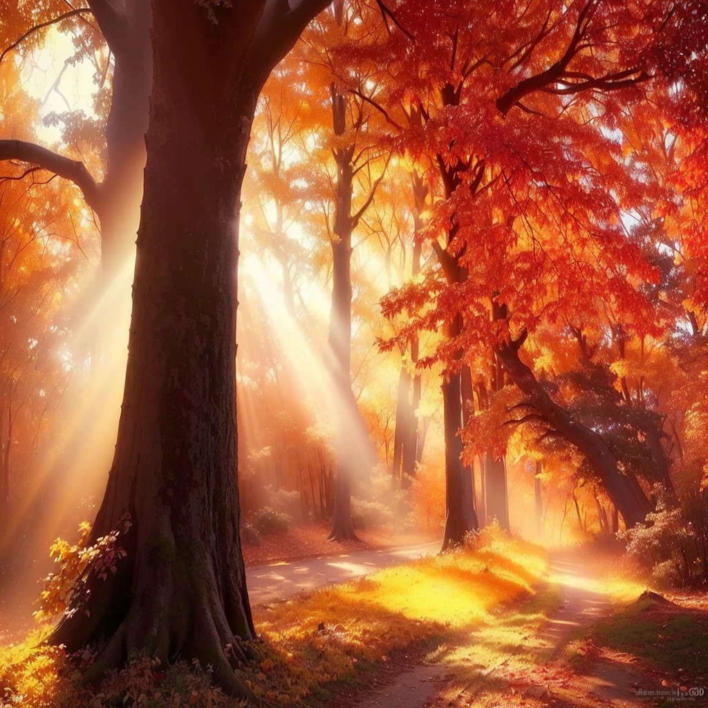 Sunlight shining through leaves of tree, autumn sunlights, Soft autumn sunshine, Autumn Light, Autumn Lights, Beautiful autumn scent, Warm and beautiful scene, Autumn Lights colors, Autumn forest, epic red - orange sunlight, Golden red sunlight, Sunlight rays, rays of life, Sunny amber morning light, Breathtakingly beautiful trees, Amazingly beautiful trees