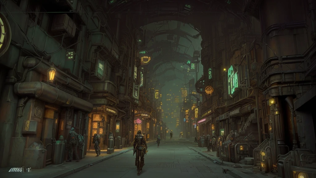 there is a picture of a massive cavernous iron city, concept art stunning atmosphere, epic cinematic concept art, detailed 4k concept art, painterly concept art, a steampunk city, final fantasy vll world concept, ancient steampunk city, dire cyberpunk city, concept art 8 k resolution, concept art 8k resolution, Zaun from Arcane, Undercity, Underground city, steampunk concept art, underground city, urban concept art, in fantasy city, cyberpunk dreamscape, stylized urban fantasy artwork, bioshock concept art, luminescent concept art, professional concept art, senior concept artist, high resolution concept art, high quality digital concept art, post grunge concept art, detailed digital concept art