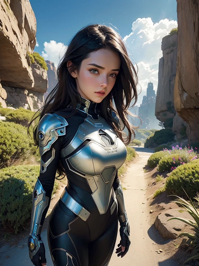 (Two beautiful age italian girls:1.6), Close friends, (They are hugging each other:1.2), Kiss her cheek or chest,(Detailed iridescent bodysuit with beautiful fractal or marble design:1.5)Incredible and spectacular scenes, ((High quality)), ((Detailed)), ((Fantasy)), Blue Plasma Brain, Green Plasma Body, Vulgarity, beutiful breast, obscenity, (Lewd smile:1.2), coarse, Obscene, mean, (raunchy:1.2), (Immoral:1.2), Lachish, (small breasts with beautiful raised pink areolas:1.5), (Cameltoe), (Expression of ecstasy:1.2), Photorealistic, Official art, unity 8k wall paper, 8K Portrait, Best Quality, Very high resolution, (Incredibly beautiful nature background:1.6), (18 years old:1.5), (Sexy and glamorous:1.1), (A coquettish expression:1.6), (seductively smiling:1.6), (Full body), (erotic posing:1.6), (Model Posing:1.6), Beautiful seductive face, Portrait, (Thick eyebrows:1.4), (Big scarlet eyes:1.2), Beautiful eyes with fine symmetry, (Ultra detailed eyes:1.4), (High resolution blue eyes:1.1), Intimate face, (ultra detailed skin texture:1.4), White skin, pale skin, Perfect Anatomy, Thin, (Beautiful toned body:1.5), Hair Bow, (Moist skin:1.2), full of sweat, No makeup, (dark circles:1.1), Good anatomy, Focus Face, good-looking, (Emilia Clark:0.6) (Emma watson:0.3),(Jennifer Connelly:0.4), (sensual face:1.5), Elegant face, Nice, Dolce, (Around her neck is a simple necklace of exquisite workmanship), (Bioluminescence with brilliant brilliance:1.4), (Luminous magic circle:1.5), Ruins of an ancient castle, Shining majestic cloud masses and sky, lightning bolt, Epic Realistic, (Greg Rutkowski:0.8), (teal and orange:0.4), (Art Station:1.5), Cinematic, (nffsw:1.5), Hyper Detailed, Dramatic light, (Intricate details:1.1), Beautiful black hair, (Wearing a gauntlet with a dense and very beautiful design decorated with jewels:1.1),