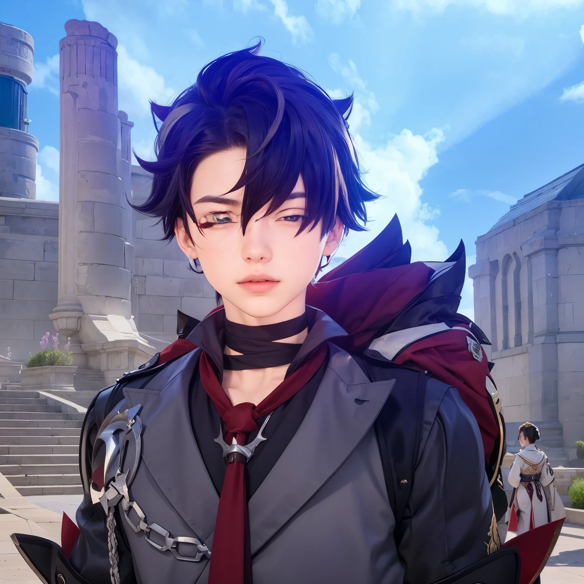 Show me a picture of wriothesley (Genshin Impact character)