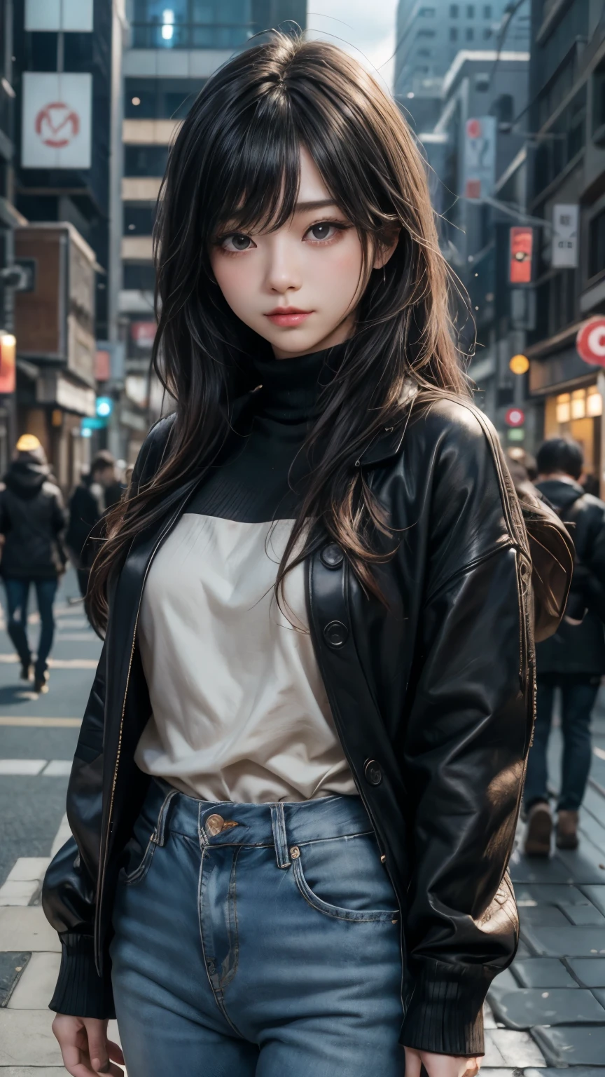 (最高qualityのディテール)、Realistic、8K Ultra HD、High resolution、(One Girl:1.2),(Fatal Beauty,Attractive beauty) ,(A supple and powerful physique),(Sensual charm),(Mysterious charm:1.1),(Captivating silhouette),The 超detailedな、高qualityのテクスチャ、複雑なdetailed、detailed、非常にdetailedなCG、高qualityの影、detailed 美しく繊細な顔、detailed 美しく繊細な目、Written boundary depth、Ray Tracing、20th Generation、Cute K-Pop Girls、(The Face of Ulzan in Korea)、Thin face、(Urzan-6500-v1.1:0.6)、PurerosFace_v1、Glowing Eyes、Perfect body、 Viewer Display、(最高qualityのディテール:1.2)、Realistic、8K Ultra HD、High resolution、Close-up of a woman, realistic girl rendering, 8k artistic german bokeh, Enchanting girl, Real Girls, Gurwitz, Gurwitz-style artwork, Girl Roleplay, Realistic 3D style, cgstation Popular Topics,, 8K Portrait Rendering,(truth,truth:1.4),(Sparkling eyes girl:1.2)、Best image quality, 最高quality, Realistic, 超detailedな, Realistic, 4K 8K Ultra HD Full Color RAW Photos, Fujifilm(Medium format), Hasselblad, Carl Zeiss, Incredible dynamic range photography(utility_art:Smooth-768:1.1),High resolution, High pixel count, 明確なdetailed, Clear images, Natural color reproduction, Noise Reduction, High fidelity, quality, Software Improvements, Upscaling, Optimized Algorithms, Professional-level retouching,
1. Oversized coat:
The coat is、Choose an oversized design that covers from shoulders to knees.。Color is classic navy or black、or warm khaki or beige, hang on.、Choose colors that match the season。
2. Knitted sweater or turtleneck:
To protect yourself from the cold、Knitted sweater or turtleneckを選択してください。Match the texture and color of the knit to the coat.。
3. Wide leg pants:
For pants, Choose a wide-leg design、Combines ease of movement and style。Denim in dark tones or black trousers will look good.。
4. Knee-high boots:
What is included in an oversized coat、足首からふくらはぎまでカバーするKnee-high bootsとの組み合わせ。Boots are black or dark brown and chic.、Gives a stylish impression。
5. accessories:
シンプルなゴールドまたはシルバーのaccessoriesを選択してください、Add elegance to your outfit。for example、Long necklaces and large earrings are recommended.。
6. Handbags:
Handbags、Choose a color that matches the tone of your outfit.。Shoulder bags and tote bags are convenient and stylish。
7. Compensateと髪型:
Compensate, Choose natural colors that flatter your skin。Wavy Hair、By creating loose curls、Appeal to softness。