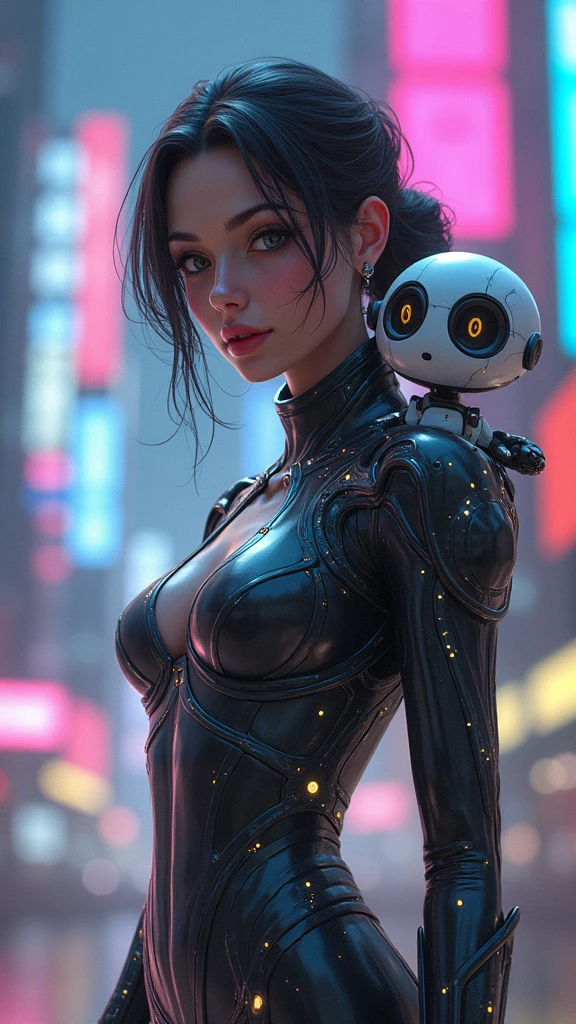 Woman in futuristic suit posing in the city, cute Robot Girl, Robot Girl, Beautiful boy, Cyberpunk anime girl mecha, Perfect robot woman, Perfect anime robot woman, Female robot, Cyberpunk beauty young cyberpunk anime girl, Girl in mecha network armor, Cyberpunk Robot, Cyberpunk Robot, Cyberpunk ic elvish queen