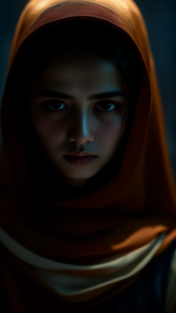 Best quality portrait, beautifully reflects the character's deep emotional turmoil and desperation for their loved one. expressing a willingness to sacrifice everything, including one's own identity, for the sake of love. North Indian, Mumbai 2006, detailed eyes, cinematic lighting, masterpiece,shot on canon eos r1