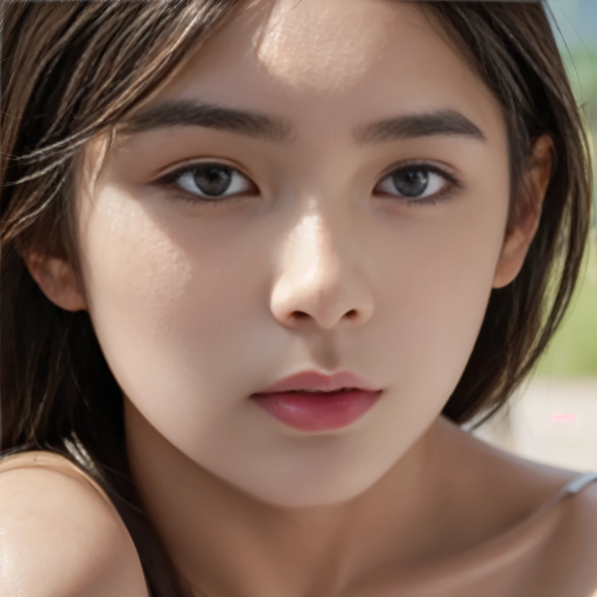 8K,Best quality, masterpiece, ultra high res, (photorealistic:1.4), raw photo, (Authentic skin texture:1.3), (film grain:1.3), (selfie angle),1girl,beautiful detailed eyes and face,masterpiece, best quality,close-up,upper bod,