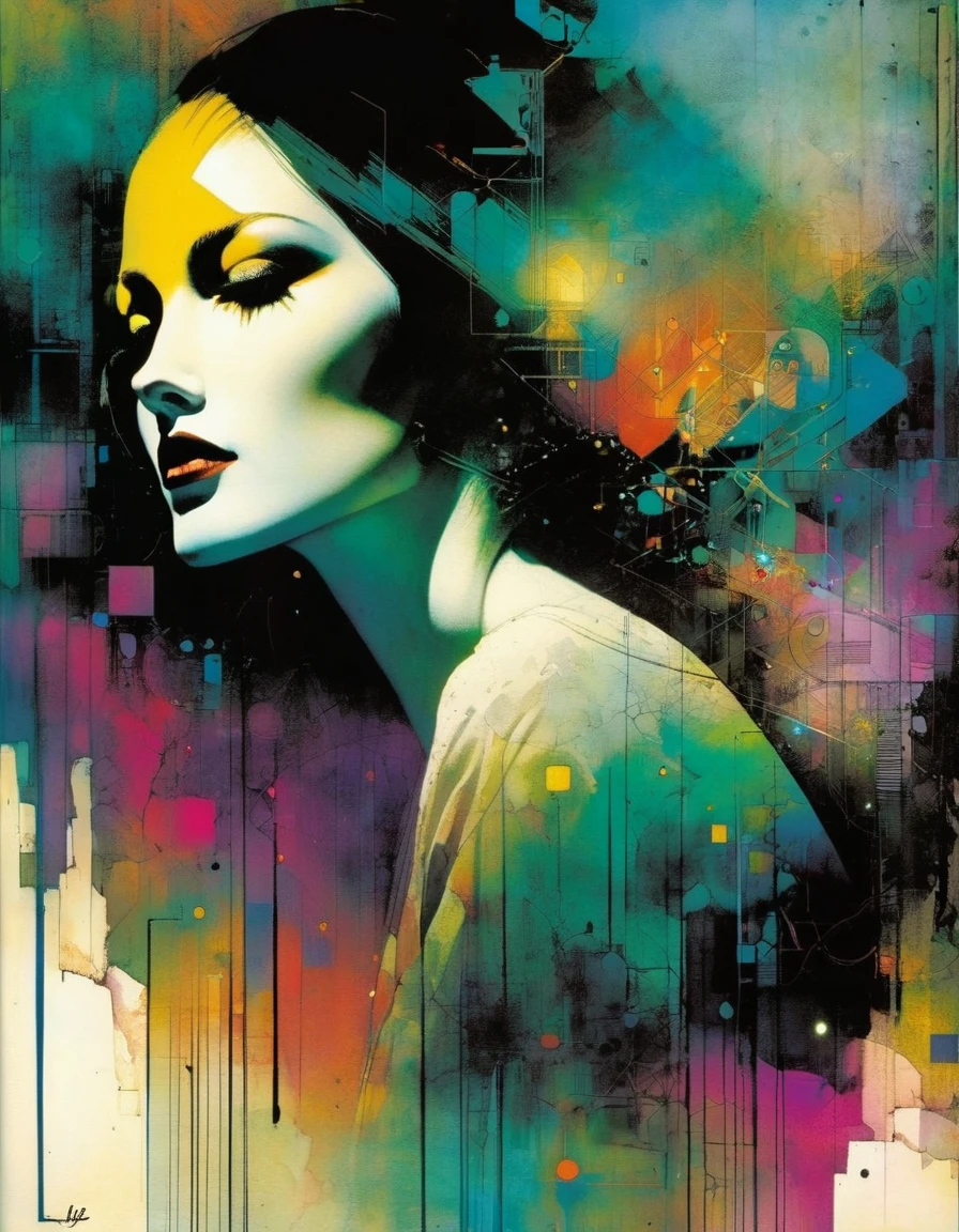 life, art inspired by Bill Sienkiewicz and dave mckean
