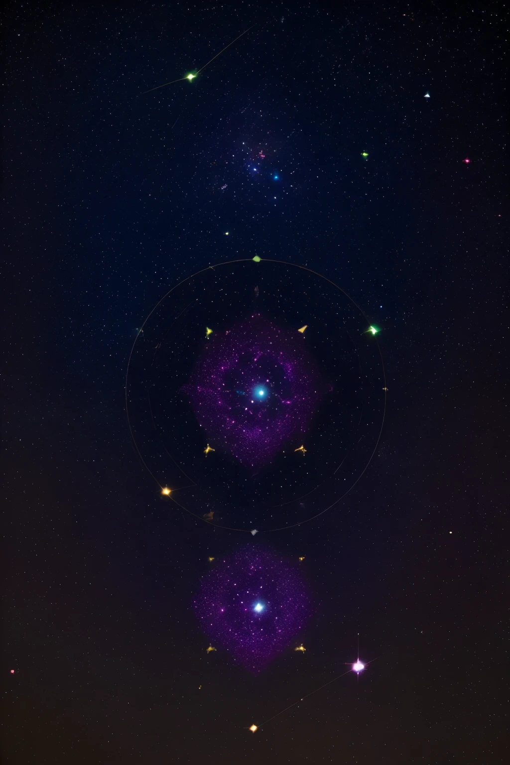 Astrological sign of[ cancer ],constellation,astronomy, in beautiful colors, intricate-detail, cosmic photography,hidra,gemini,Leo
