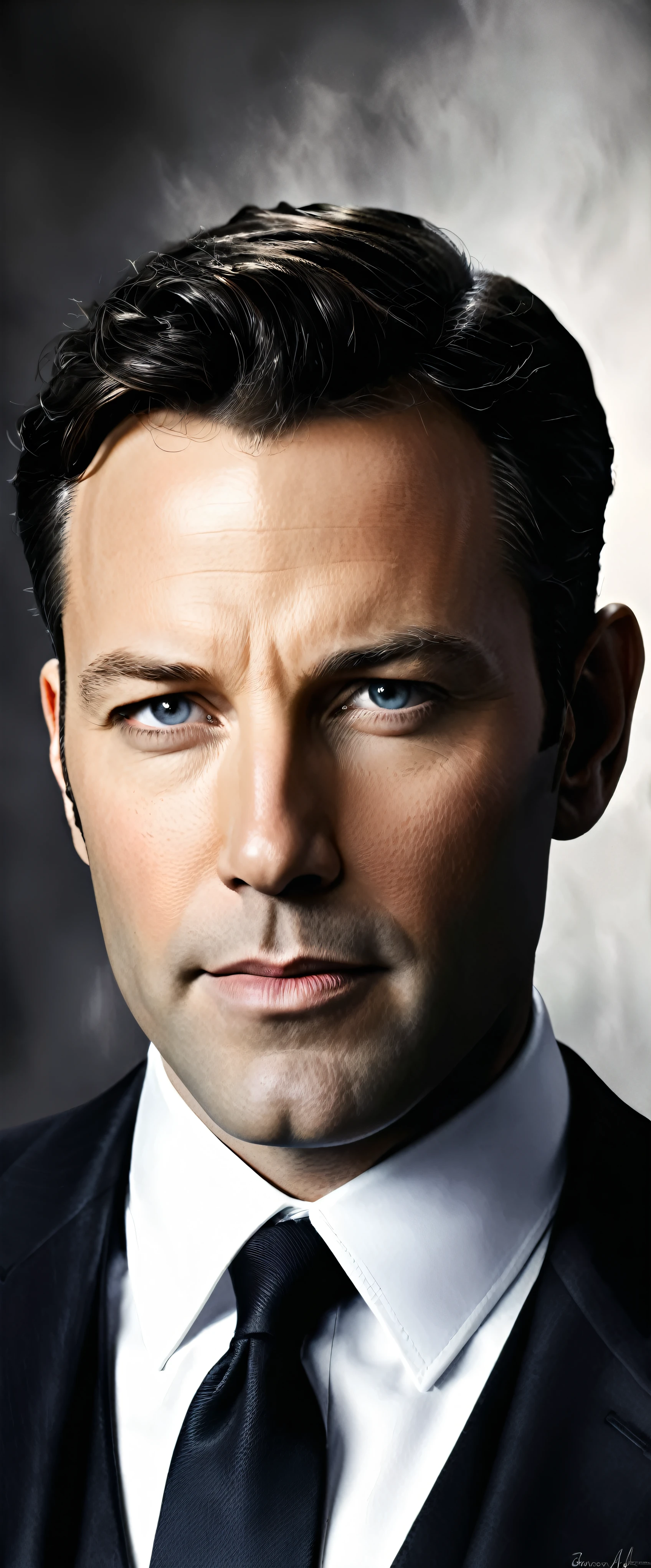 Bruce Wayne portrait Ben Affleck version