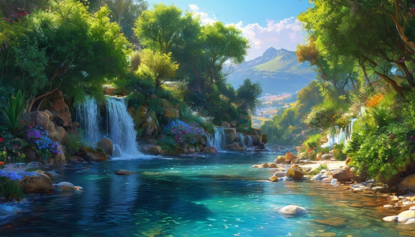 Hyper realist-surrealist and Fantastic composition, randomly serenity peacefuly landscape scenery Breathtaking fusion Multilayer techs splash style finely artistic works influence style by Michael Garmash Ivan Aivazosky İsmail İnceoğlu 8k RAW HDR UHD HQ premium effects hires art 