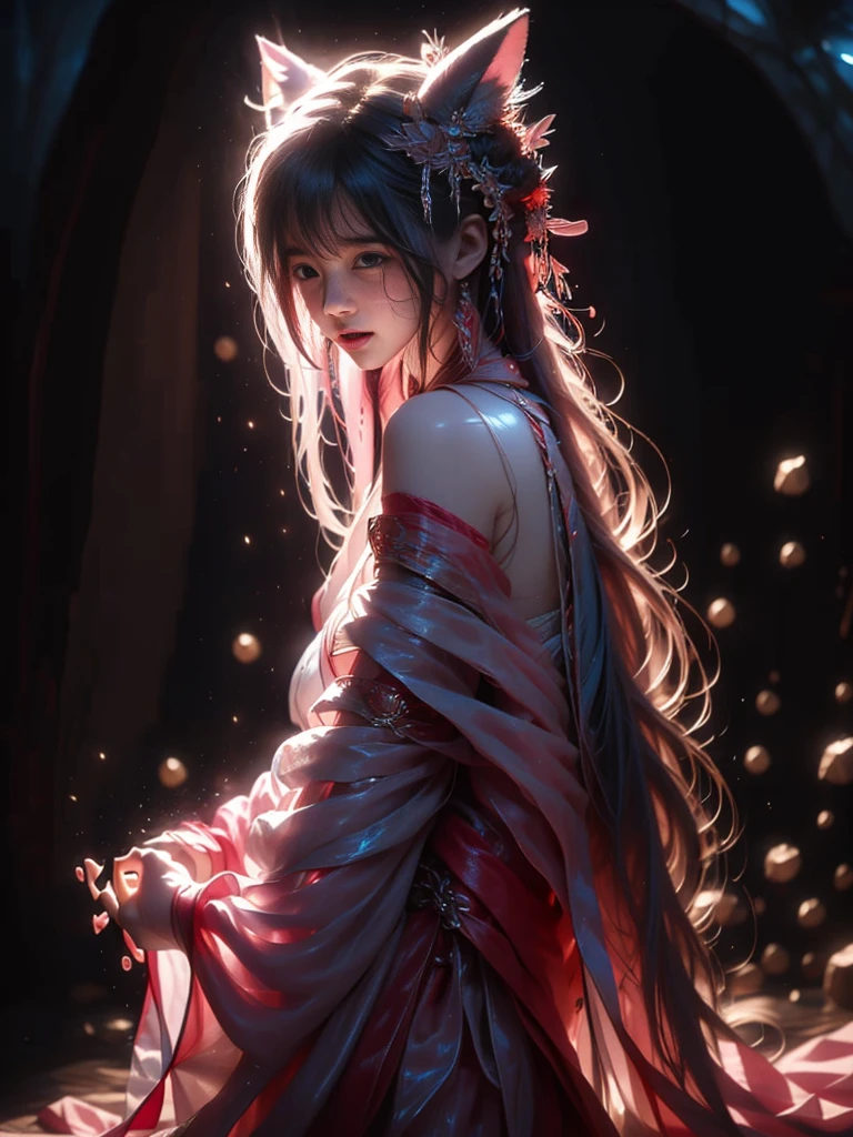 sex, naked body, porn, prostitute, squirt squirt , standing, leaning forward, covering your mouth with your hand, girl crying, tears, side view, Anime Hentai, The girl sobs, pain, craing, naked body, nipples, Navel, a dark room