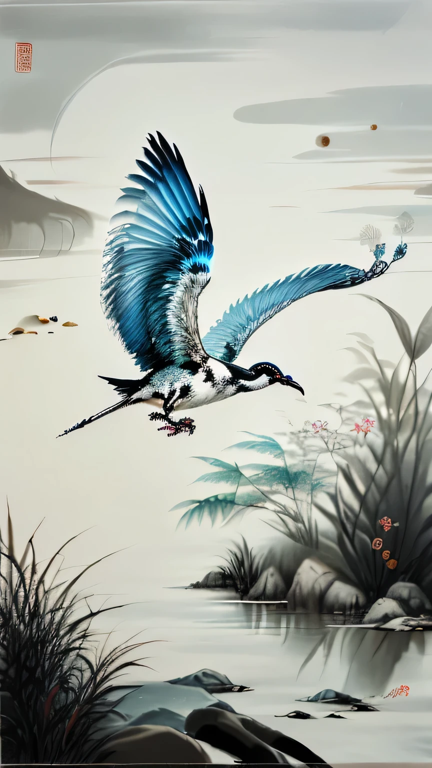 Jiang Bi bird is more than white